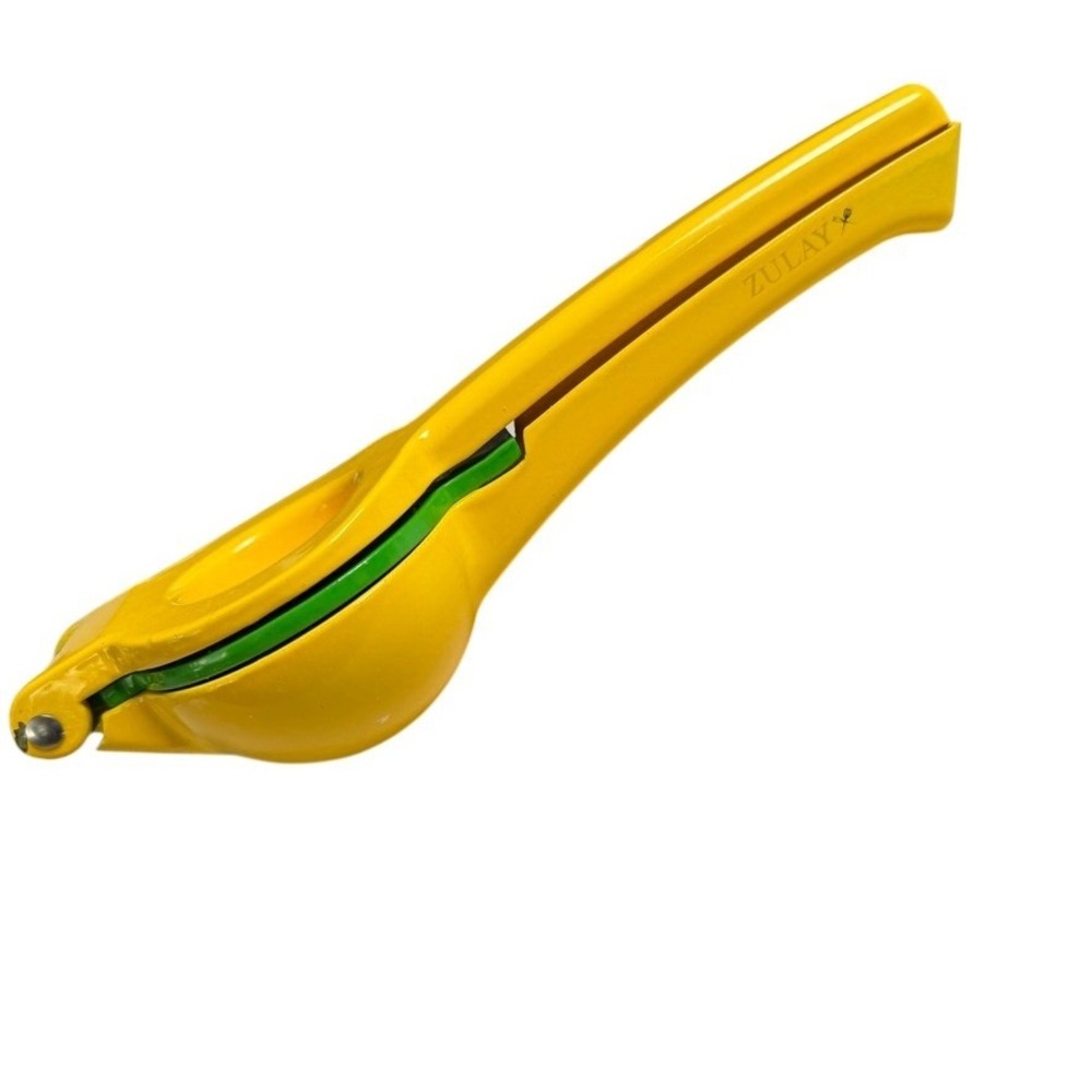 Zulay Citrus Squeezer Manual Lemon Lime‎ Kitchen Juicer Yellow Green Barware